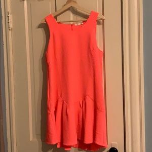 LUSH Pink Drop Waist Dress